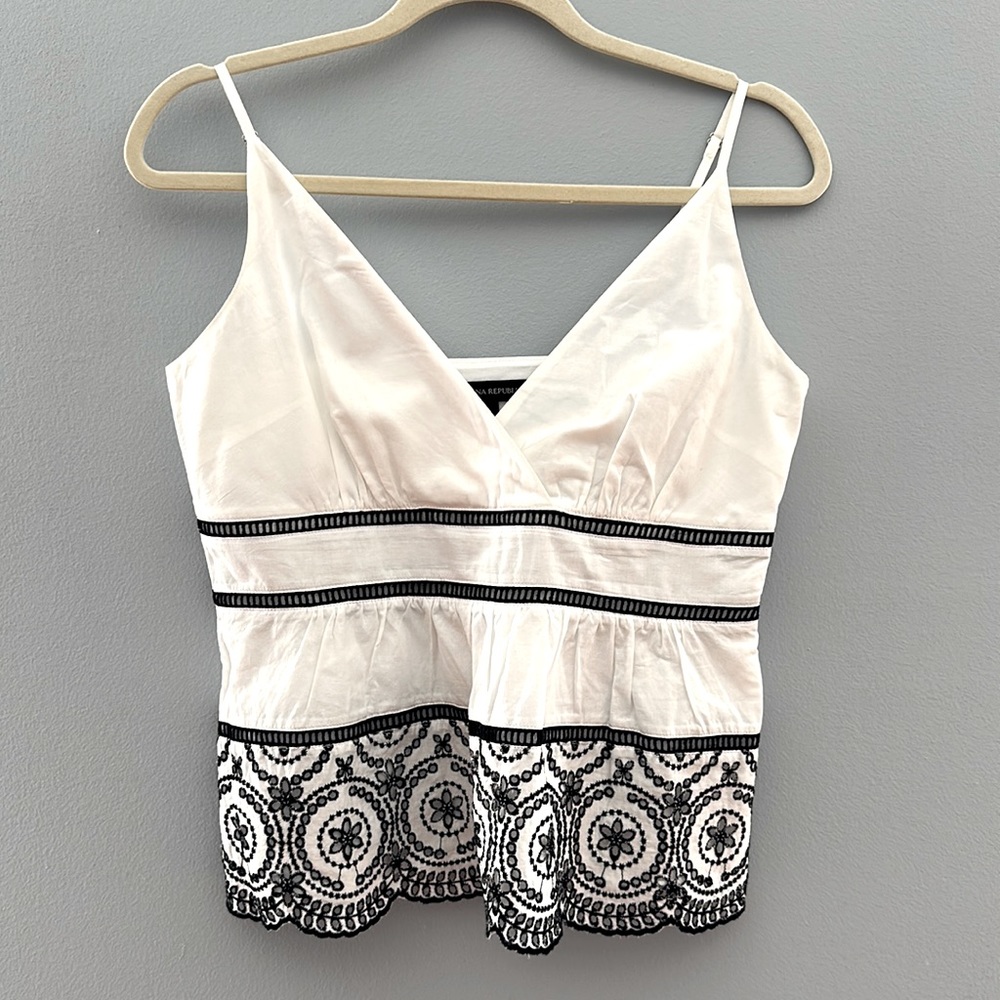 Peplum sleeveless top from Banana Republic